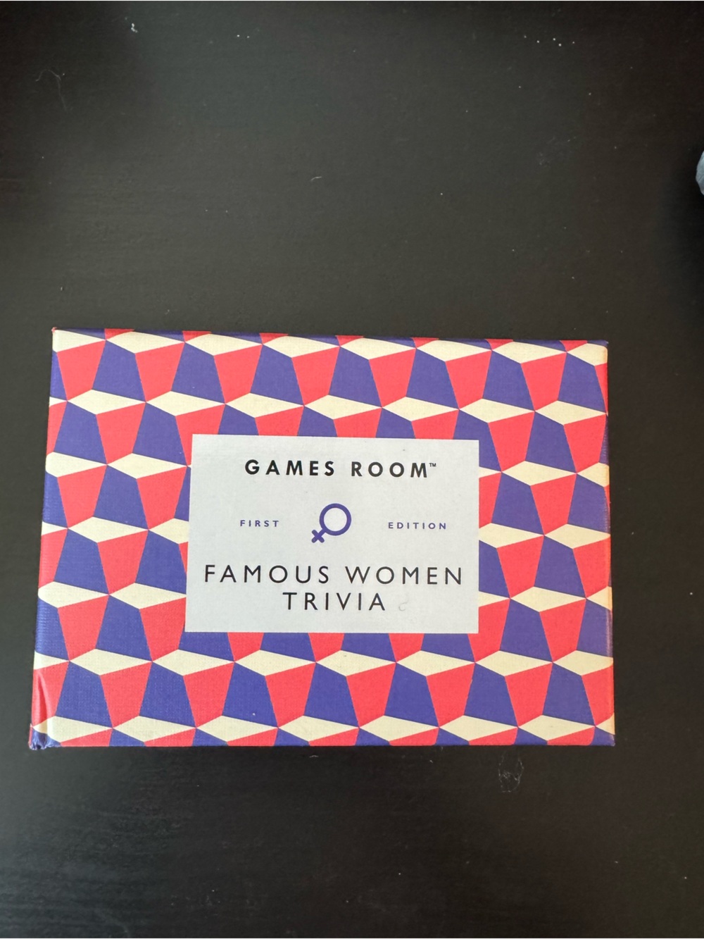 Games Room Famous Women Trivia Card Game First Edition Chronicle Books 140 Cards